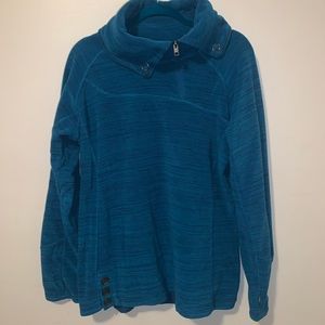 Avalanche Wide Zipper Neck Long Sleeve Fleece